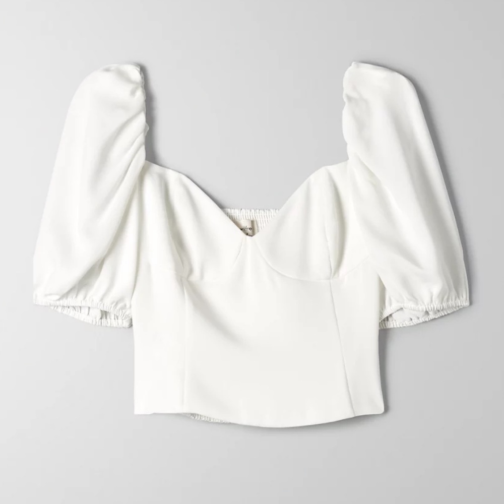 NWT Aritzia Wilfred Novella Short Sleeve Top